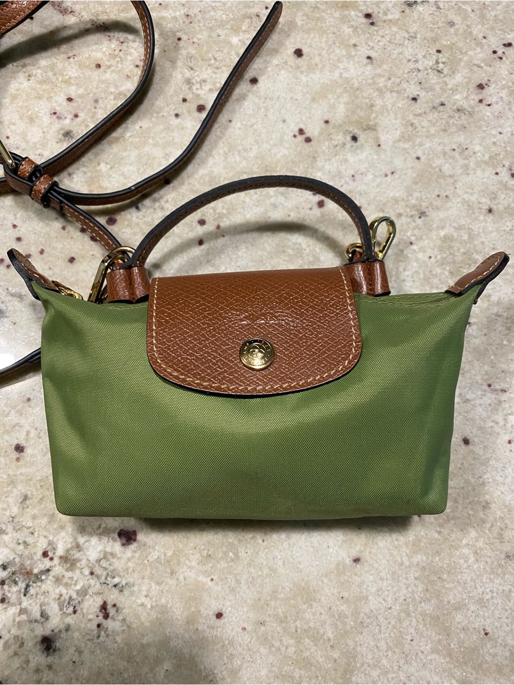 Longchamp Le Pilage Mini Crossbody Bag